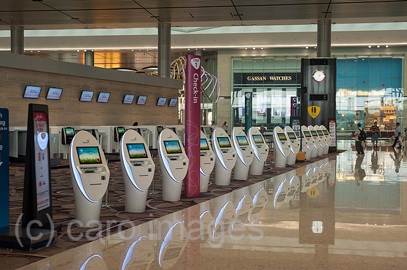 Singapur, Republik Singapur, Neues Terminal 4 am Flughafen Changi