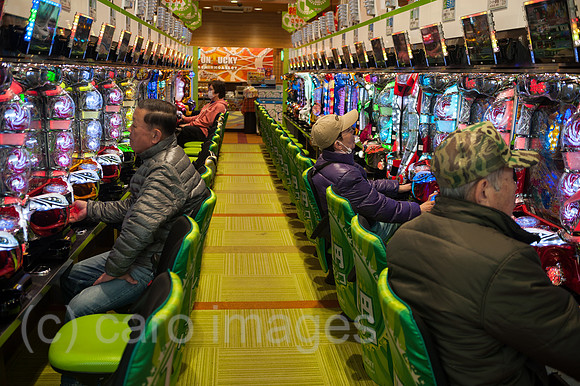 Kyoto, Japan, Pachinko Spielhalle