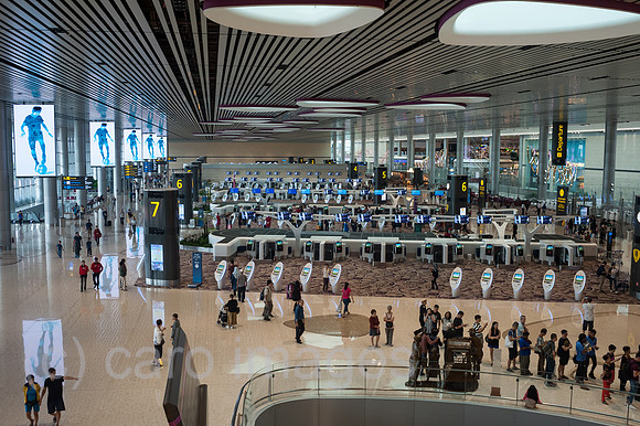 Singapur, Republik Singapur, Neues Terminal 4 am Flughafen Changi