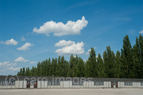 Dachau, Deutschland, Baracken im Konzentrationslager Dachau