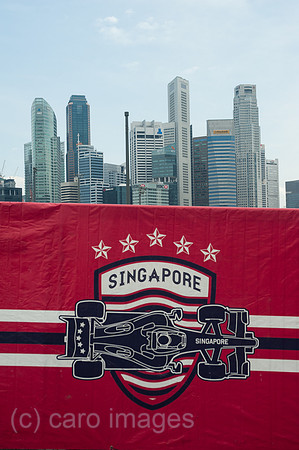 Singapur, Republik Singapur, Finanzdistrikt in Marina Bay