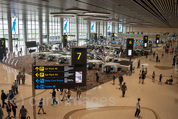 Singapur, Republik Singapur, Neues Terminal 4 am Flughafen Changi