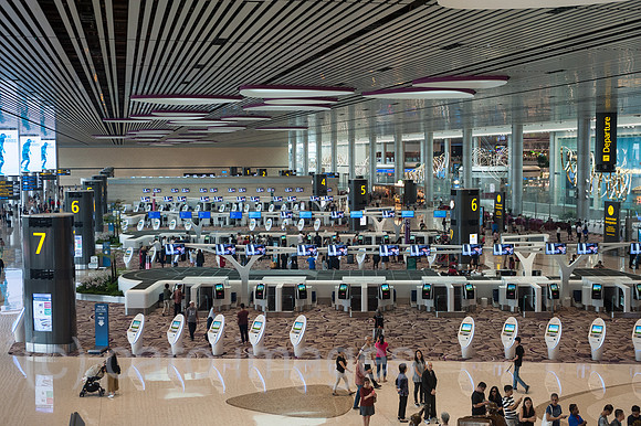 Singapur, Republik Singapur, Neues Terminal 4 am Flughafen Changi
