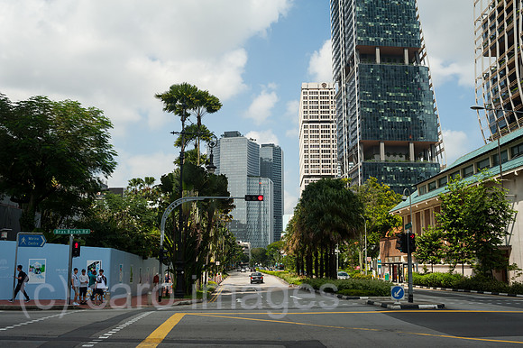 Singapur, Republik Singapur, Blick entlang der Beach Road