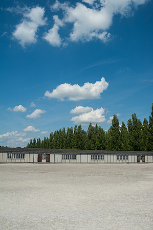 Dachau, Deutschland, Baracken im Konzentrationslager Dachau