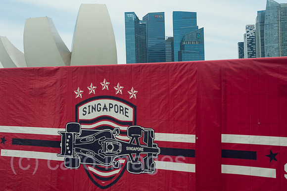 Singapur, Republik Singapur, Finanzdistrikt in Marina Bay