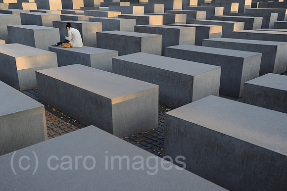 Berlin, Deutschland, Stelenfeld des Holocaust-Mahnmals in Berlin-Mitte