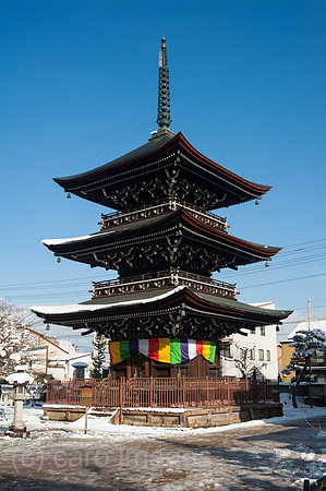 Takayama, Japan, Pagode des Kokubunji-Tempels