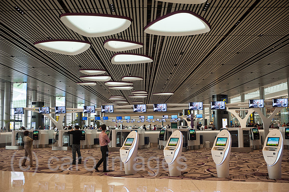 Singapur, Republik Singapur, Neues Terminal 4 am Flughafen Changi