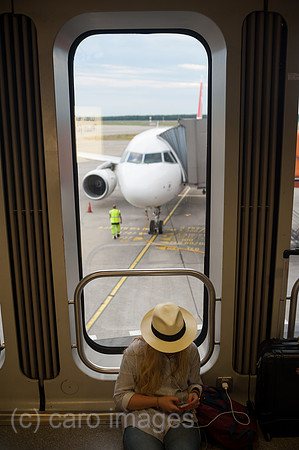 Berlin, Deutschland, Flugzeug auf dem Flughafen Berlin-Tegel