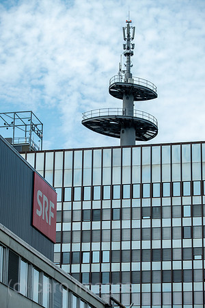 Schweiz, Zuerich - Zentrale des Schweizer Radio und Fernsehen (SRF) an der Fernsehstrasse