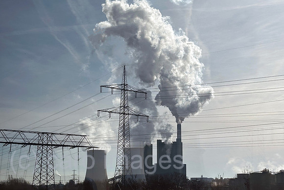 Schkopau, Deutschland, Braunkohlekraftwerk Schkopau
