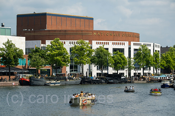 Niederlande, Amsterdam - Het Muziektheater, Nationale Opera & Ballet an der Amstel im Grachtenguertel