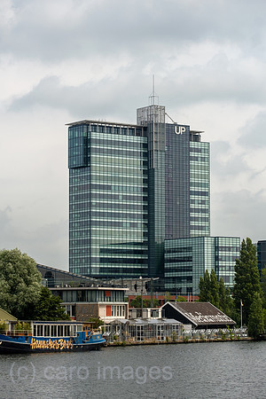 Niederlande, Amsterdam - UP Office Building am frueheren Meeresarm IJ (Stadtzentrum)