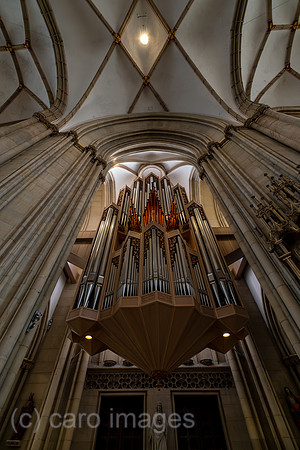 Deutschland, Muenster - Orgel in der gotischen, katholischen St. Lamberti-Kirche in der Altstadt