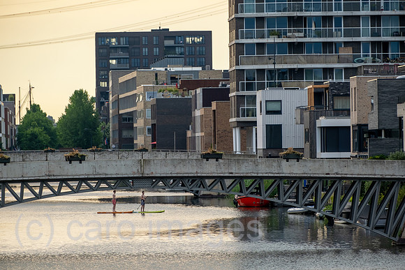 Niederlande, Amsterdam - IJburg, im Zuge des Wohnungsbauprogramm VINEX neu entstandener Stadtteil im Osten der Stadt dem Meer abgetrotzt