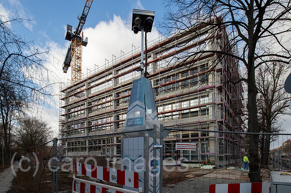 Berlin, Deutschland - Neubau einer Schule in Berlin-Wedding