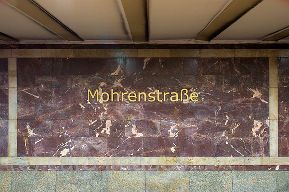 Berlin, Deutschland - U-Bahnhof Mohrenstrasse