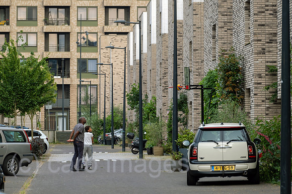Netherlands, Amsterdam - IJburg, a new district in the east of the city reclaimed from the sea, built as part of the VINEX housing programme