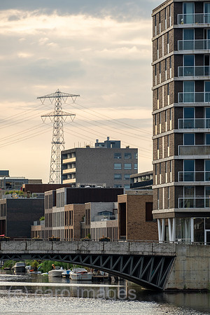 Niederlande, Amsterdam - IJburg, im Zuge des Wohnungsbauprogramm VINEX neu entstandener Stadtteil im Osten der Stadt dem Meer abgetrotzt
