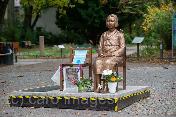 Berlin, Deutschland - Das Trostfrauen-Mahnmal in Berlin-Moabit