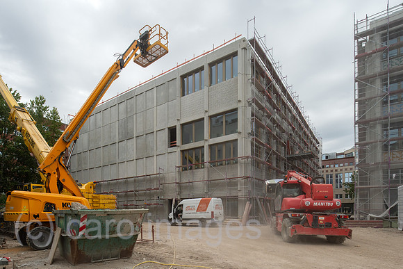 Berlin, Deutschland - Neubau einer Schule in Berlin-Mitte