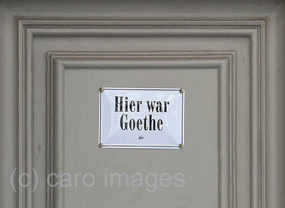 Berlin, Deutschland - Hier war Goethe nie