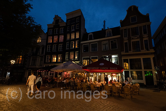 Netherlands, Amsterdam - restaurant in the old town (red light district / canal belt / Centrum)
