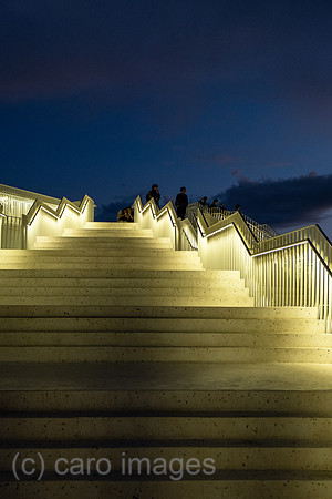 Albanien, Tirana - Treppe auf die Pyramide von Tirana, 1988 als Enver-Hoxha-Museum erbaut, dem 1985 verstorbenen Diktator gewidmet, heute Veranstaltungsort, Aussichtsplattform, Touristenmagnet