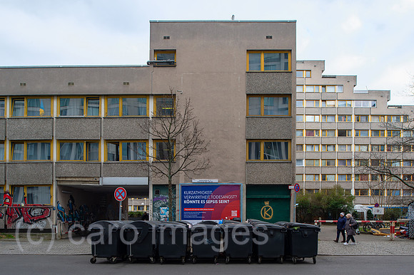 Berlin, Deutschland - Wohnbebauung am Hafenplatz