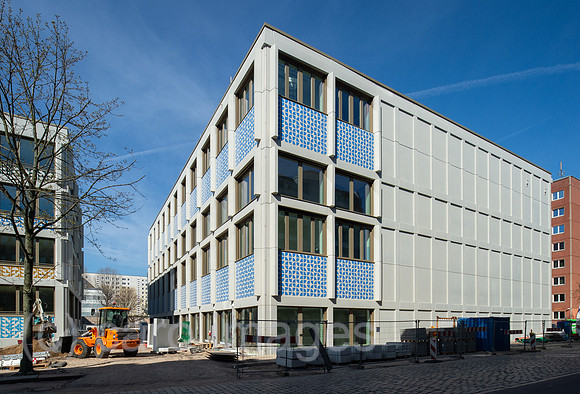 Berlin, Deutschland - Neubau einer Schule in Berlin-Mitte