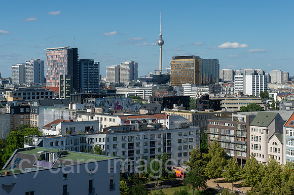 Berlin, Deutschland - Blick auf die Skyline von Berlin