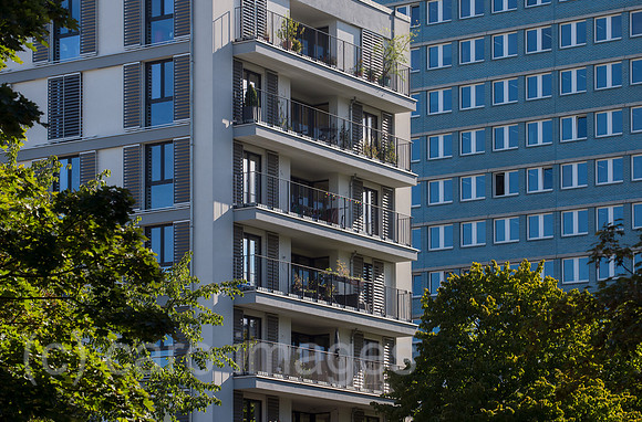 Berlin, Deutschland - Nachverdichtung am Rathaus Mitte
