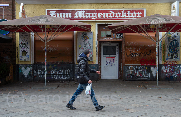 Berlin, Deutschland - Leerstand einer Kneipe in Berlin-Wedding