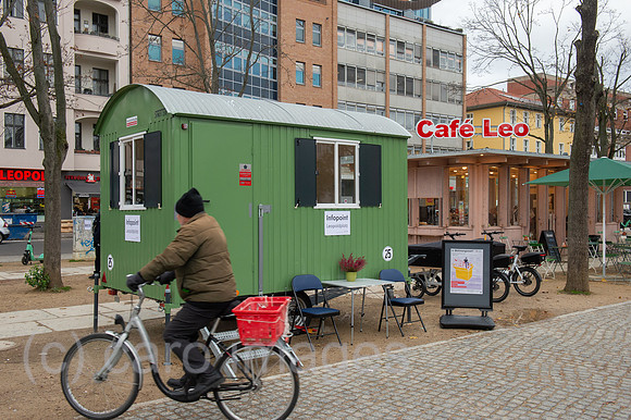 Berlin, Deutschland - Infopoint Leopoldplatz