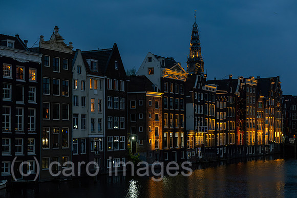 Netherlands, Amsterdam - Part of the canal belt opposite the Centraal Station